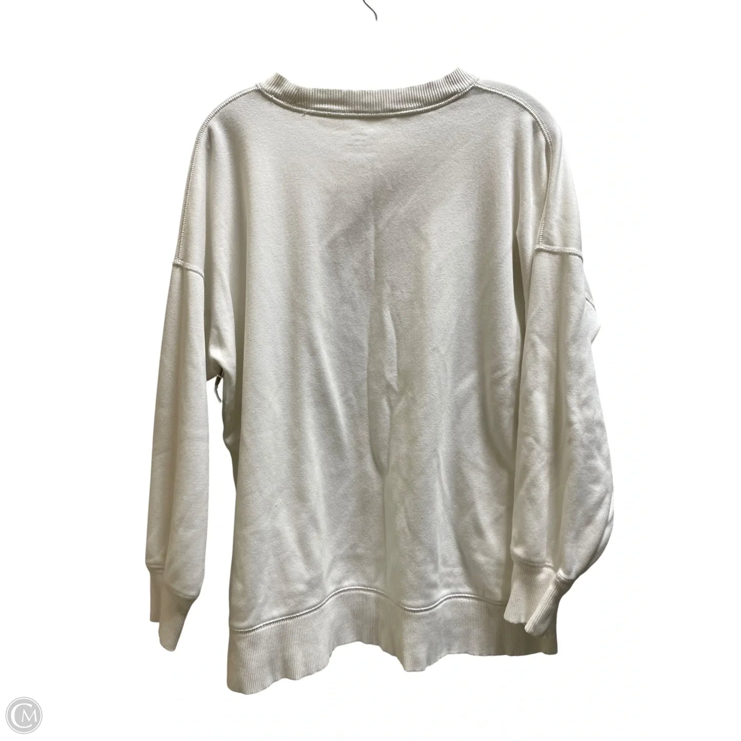 Top Long Sleeve By Aerie In White, Size: M