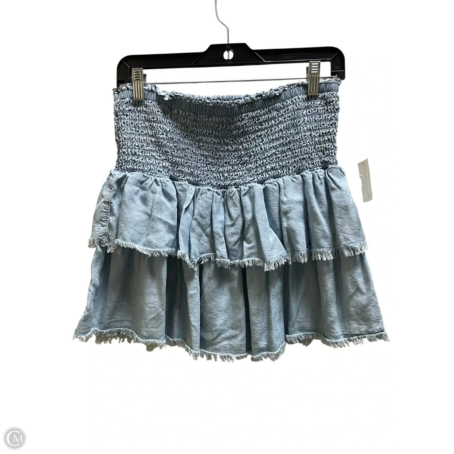 Skirt Maxi By Aerie In Blue Denim, Size: M