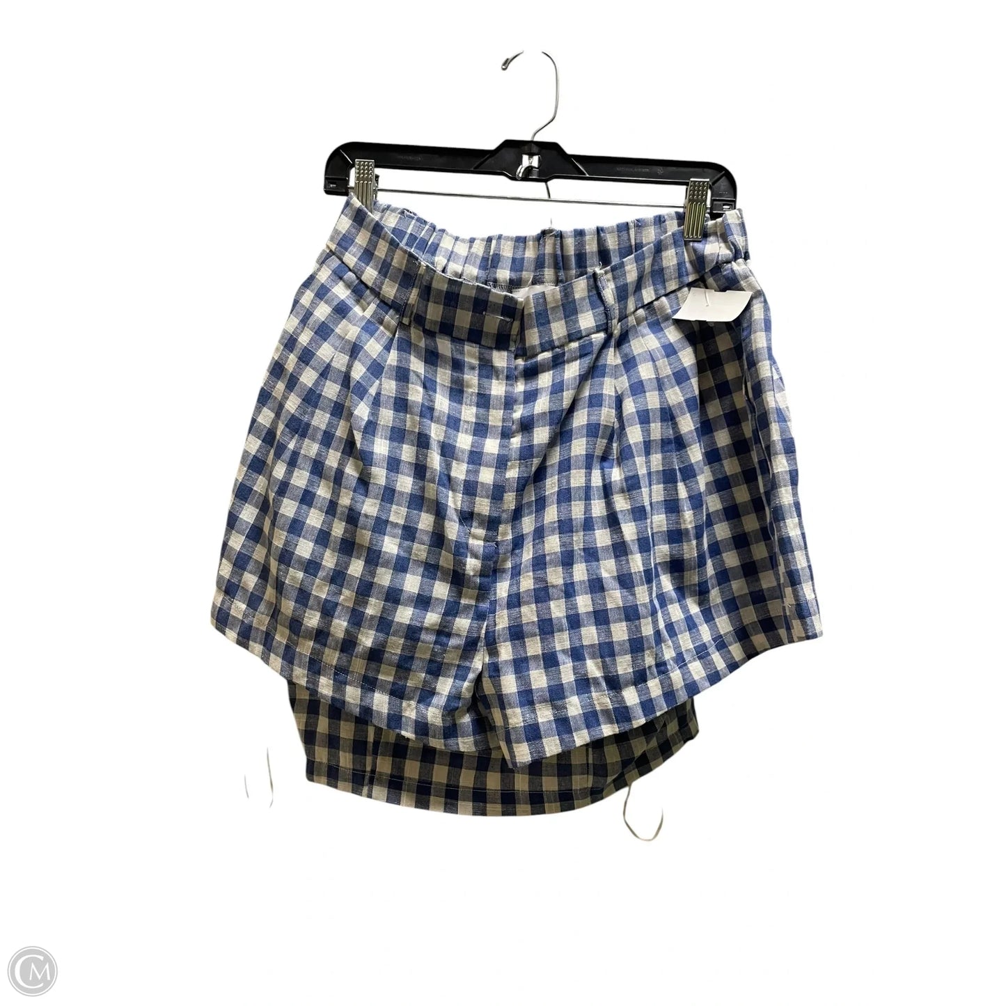 Shorts Set By Mable In Plaid Pattern, Size: L