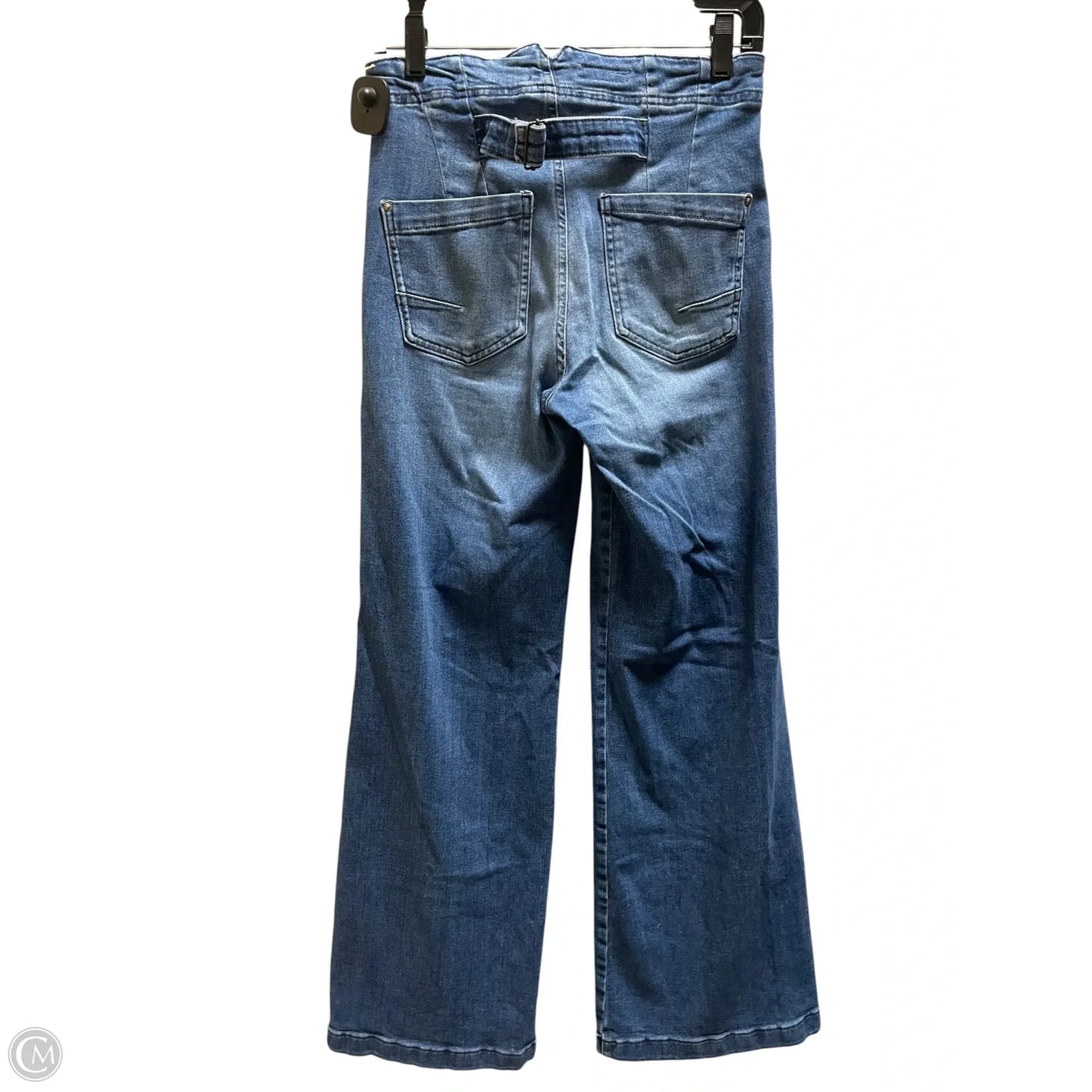 Jeans Flared By Pilcro In Blue Denim, Size: S