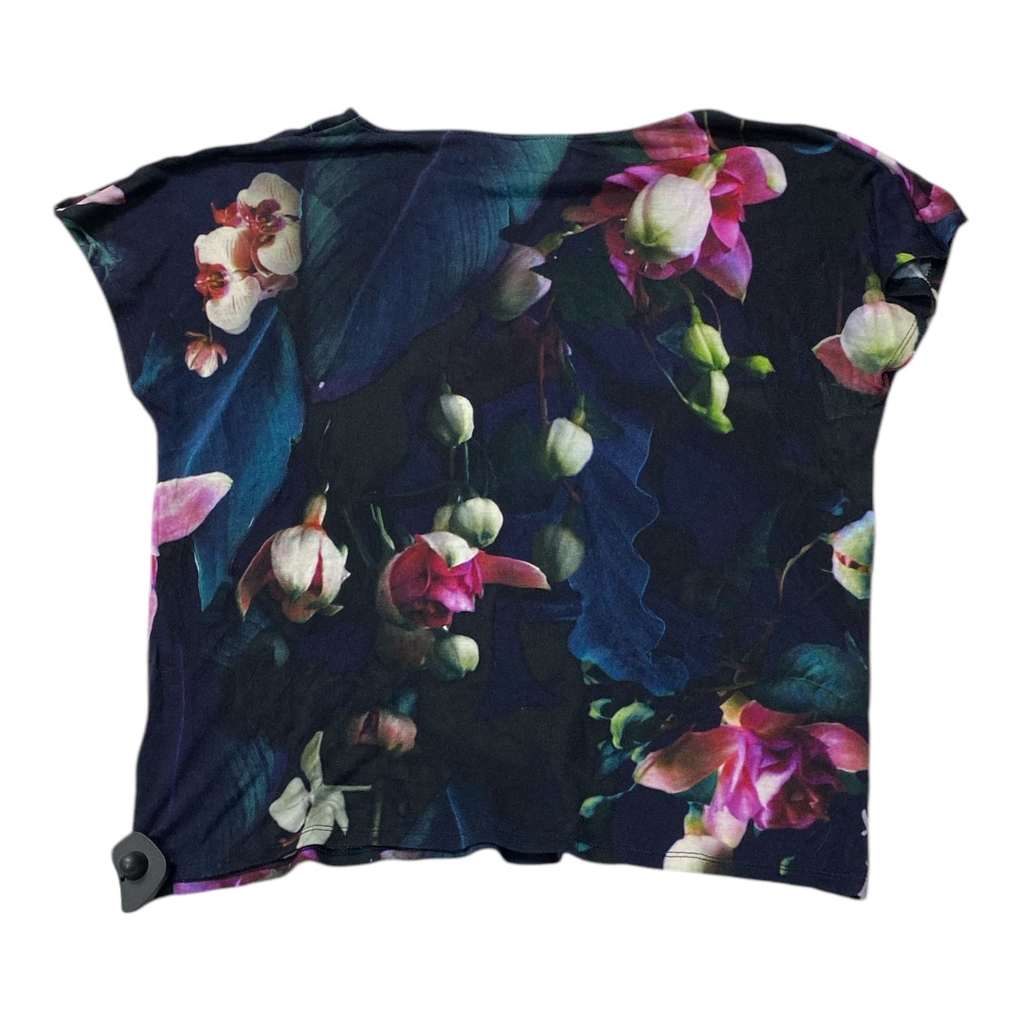 Top Ss Designer By Ted Baker In Floral Print, Size:Xs