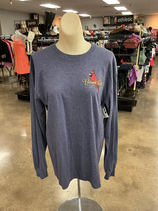 Top Ls By Clothes Mentor In Blue, Size:M