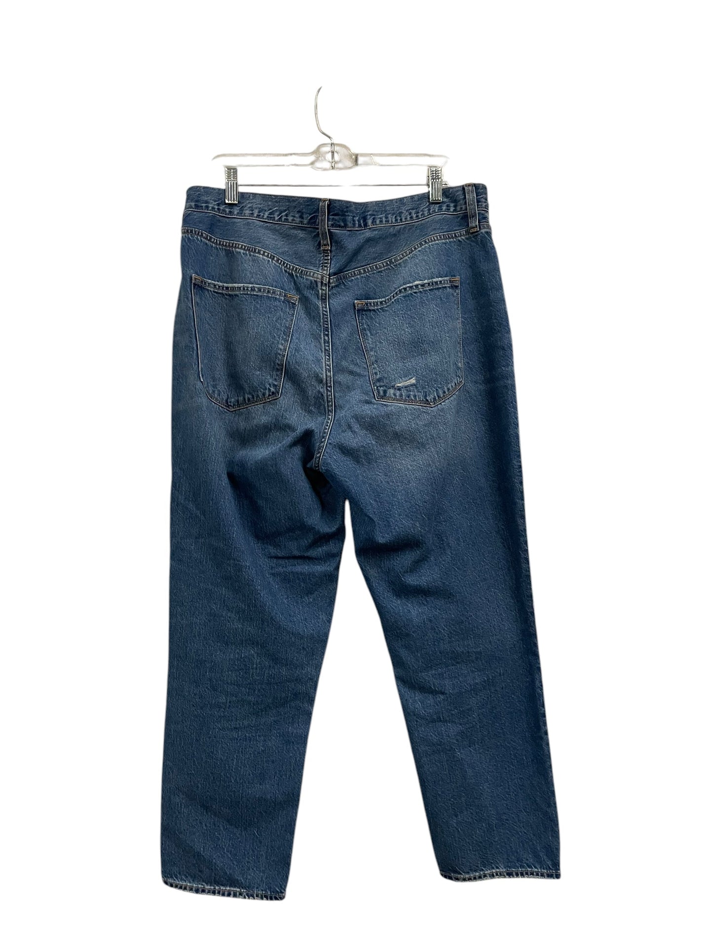 Jeans Straight By J. Crew In Blue Denim, Size: 14