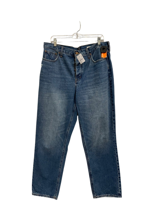 Jeans Straight By J. Crew In Blue Denim, Size: 14