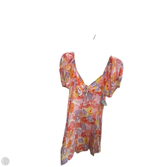 Dress Casual Short By So In Floral Print, Size: L