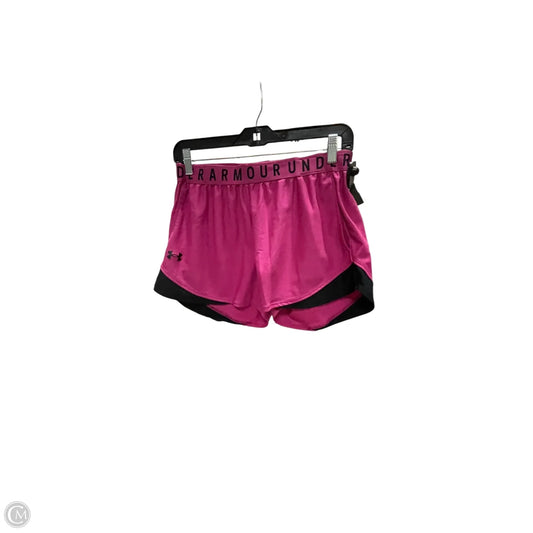 Athletic Shorts By Under Armour In Pink, Size: M