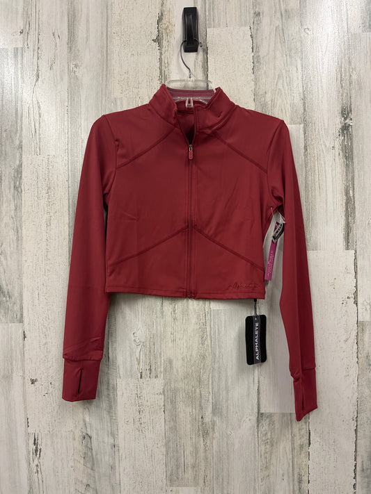 Red Athletic Jacket Clothes Mentor, Size S