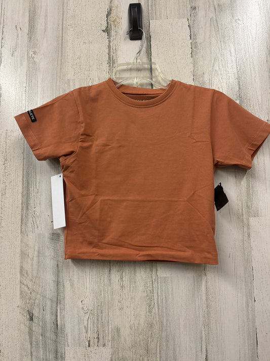 Orange Athletic Top Short Sleeve Clothes Mentor, Size Xs