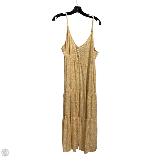 Dress Casual Maxi By Wild Fable In Yellow, Size: L