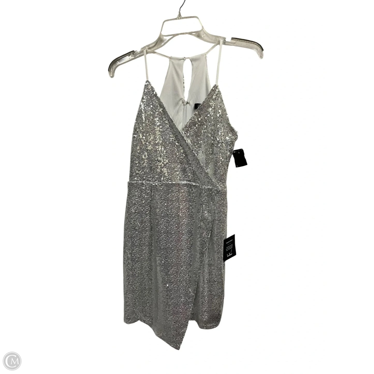Dress Party Short By Lulus In Silver, Size: S