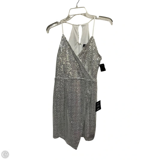Dress Party Short By Lulus In Silver, Size: S