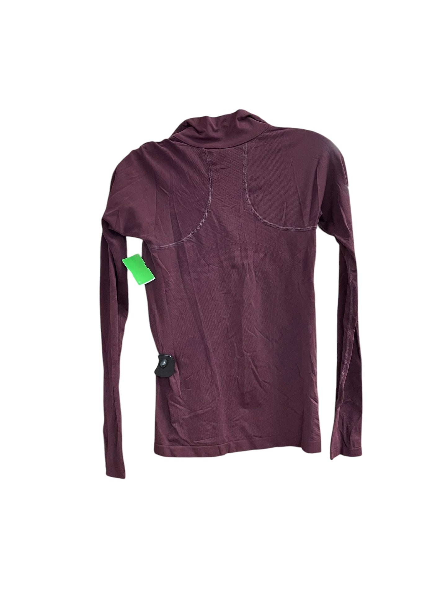 Athletic Top Long Sleeve Collar By Athleta In Maroon, Size: Xs