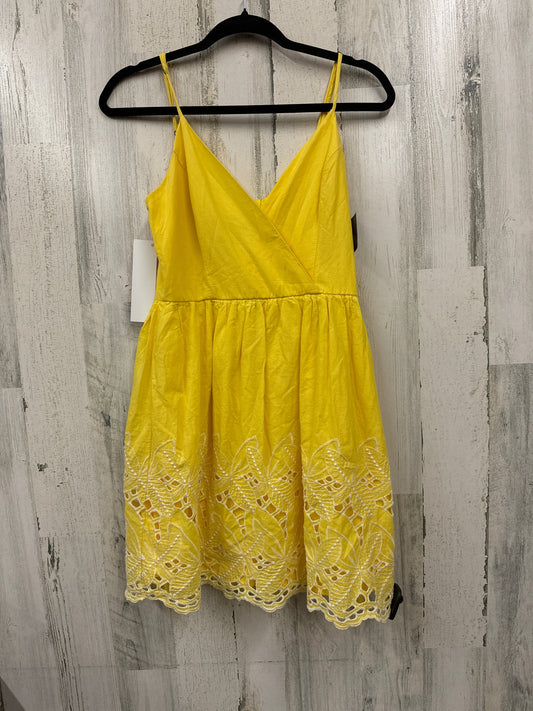 Yellow Dress Casual Short Altard State, Size M