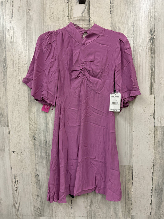 Purple Dress Casual Short Free People, Size Xs