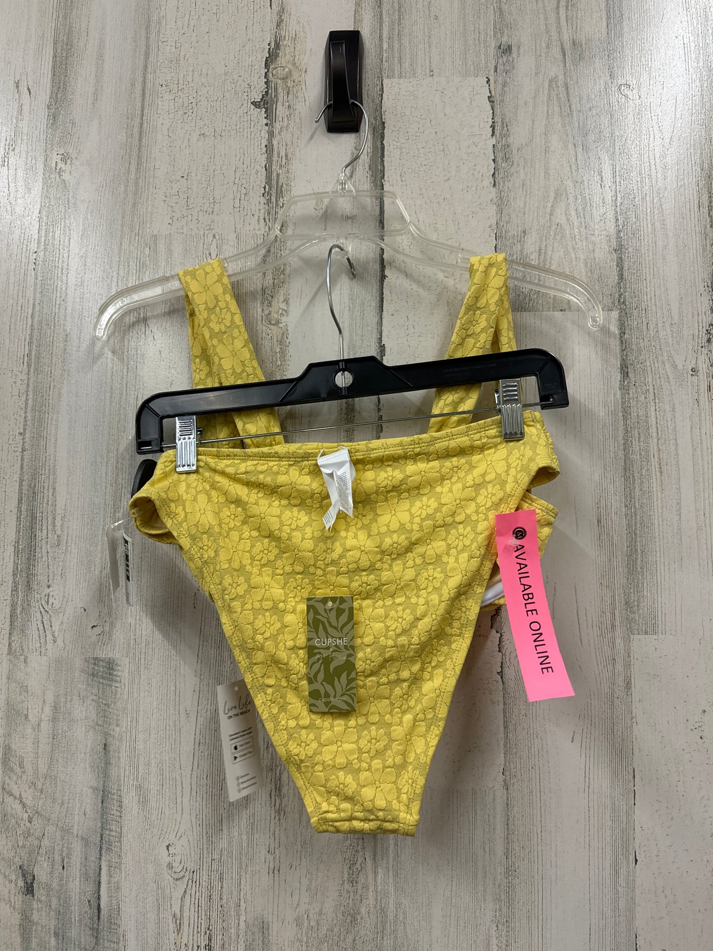 Yellow Swimsuit 2pc Cupshe, Size S