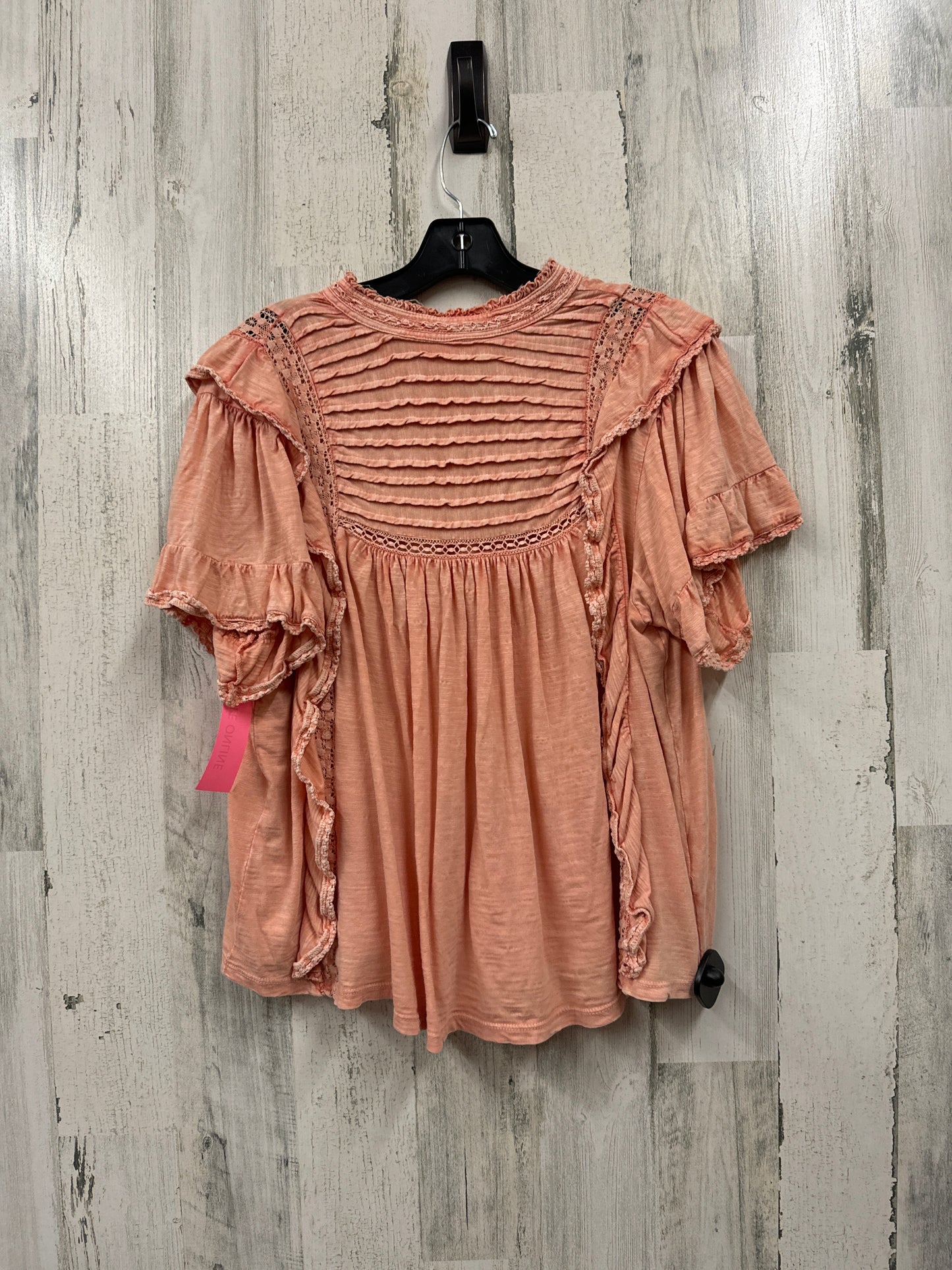 Peach Top Short Sleeve Free People, Size M