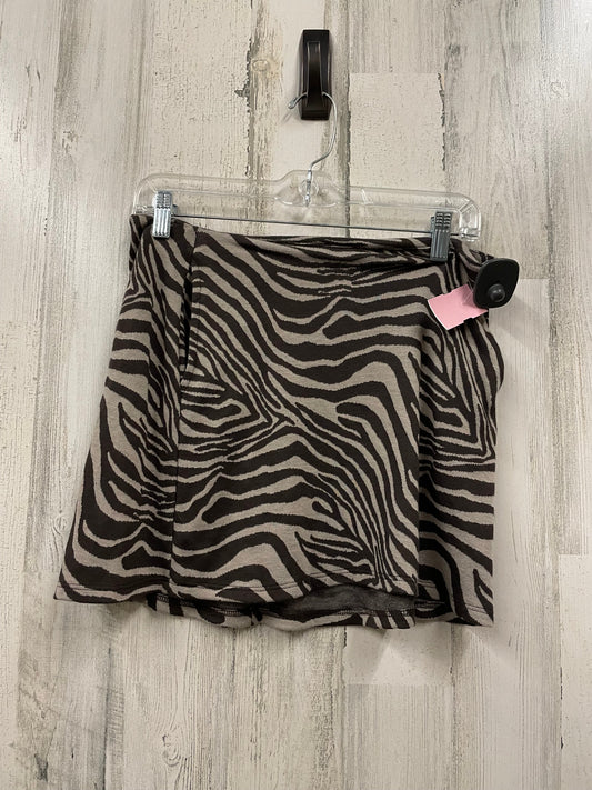 Zebra Print Skirt Mini & Short Altard State, Size M