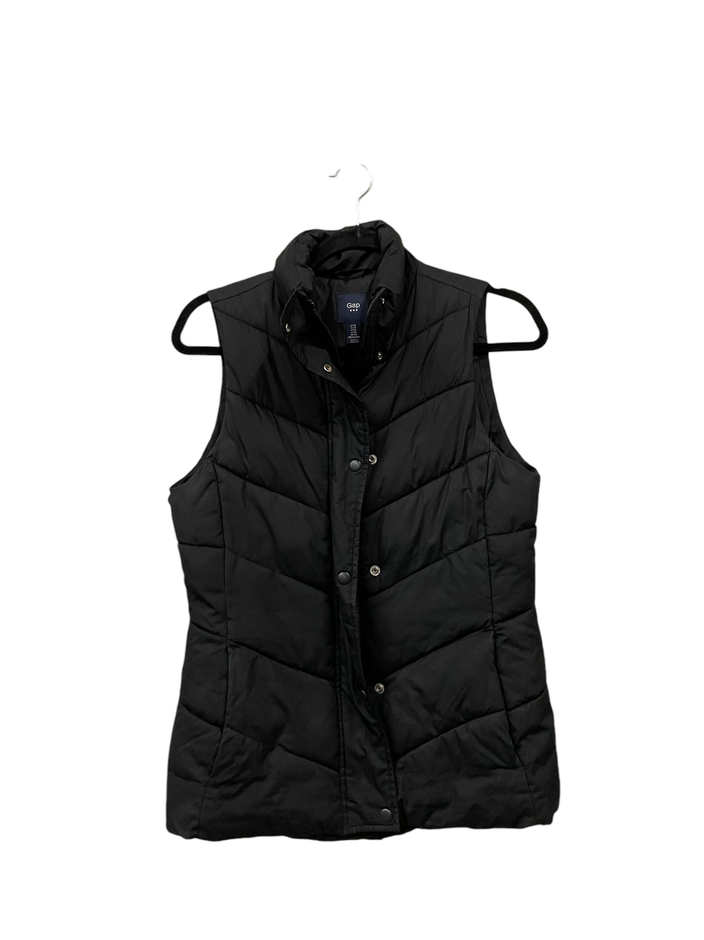 Vest Puffer & Quilted By Gap In Black, Size: Xs