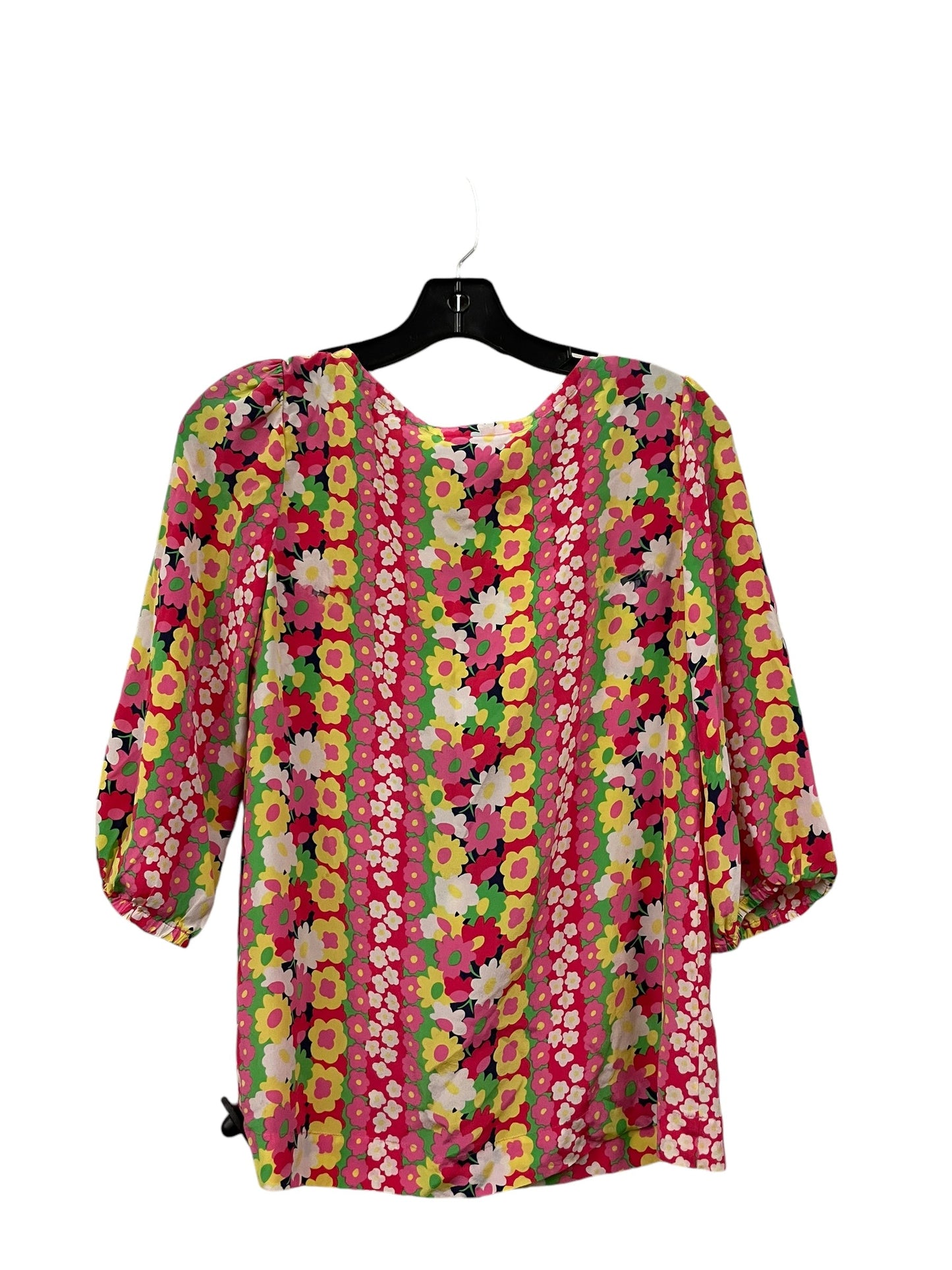 Top Long Sleeve By Lilly Pulitzer In Floral Print, Size: S