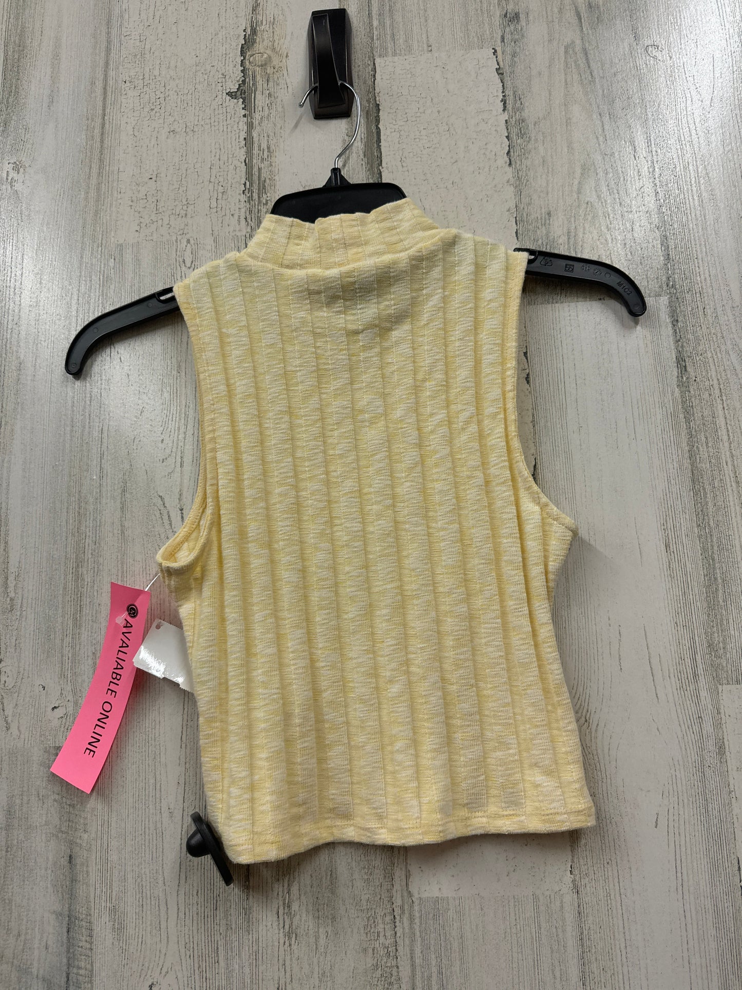 Yellow Top Sleeveless Forever 21, Size S