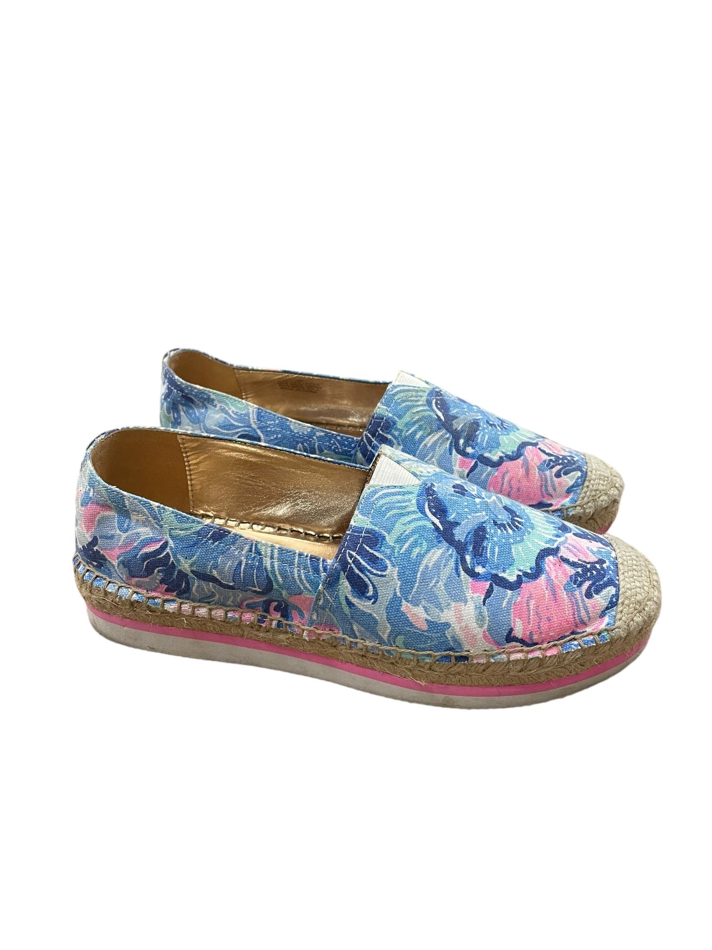 Shoes Flats By Lilly Pulitzer In Blue, Size: 8