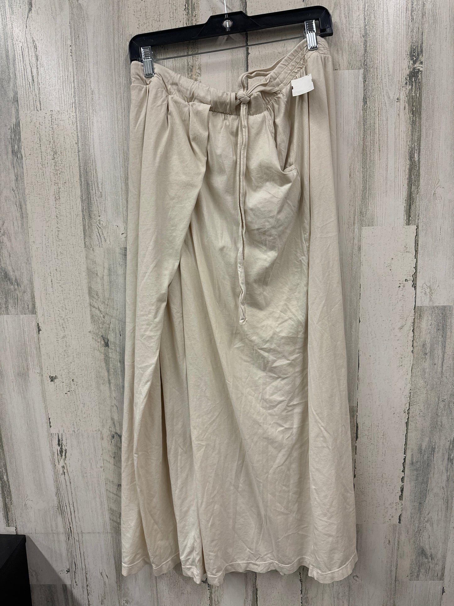 Cream Pants Lounge Free People, Size Xl