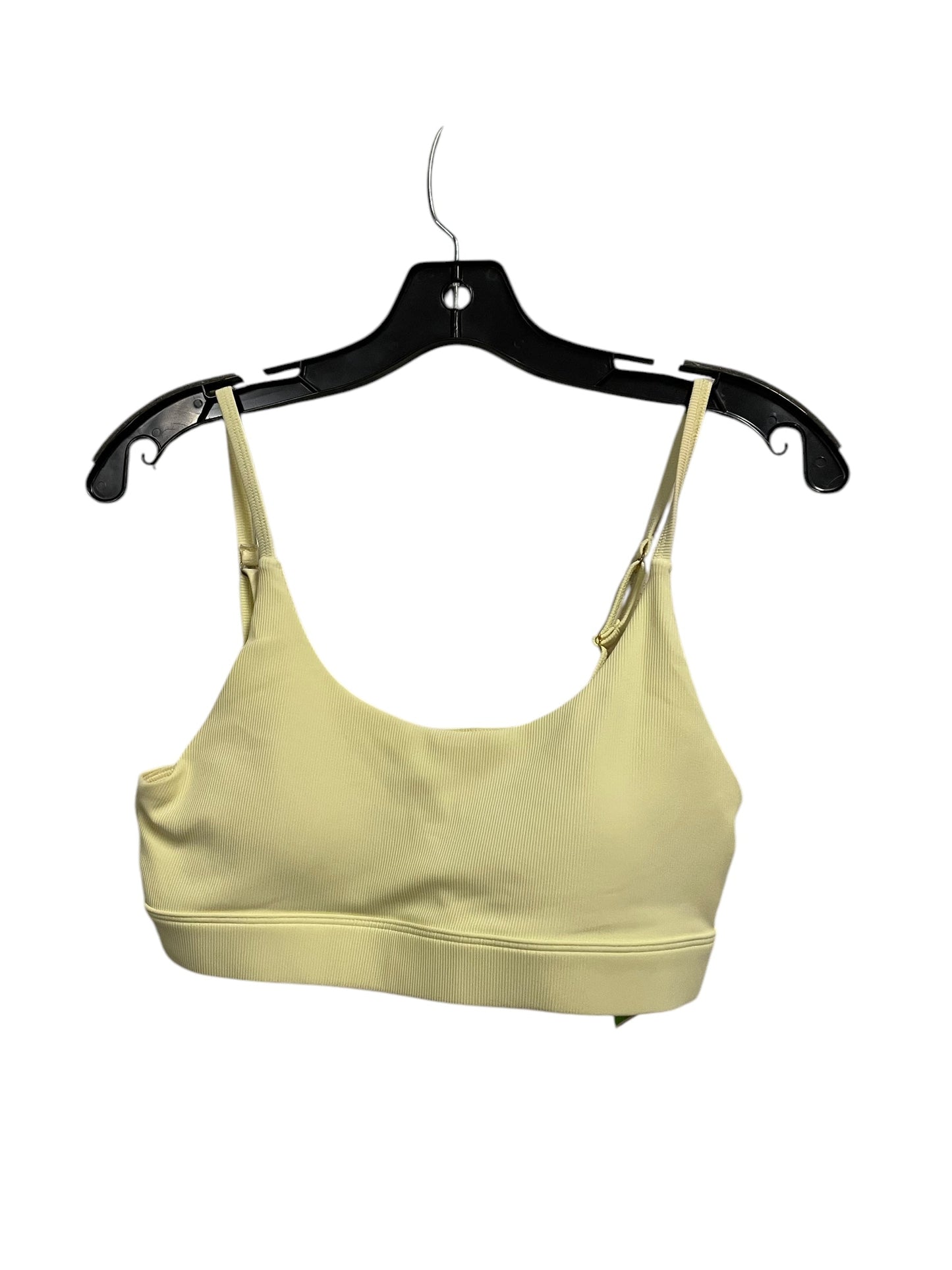 Athletic Bra By Clothes Mentor In Yellow, Size: M