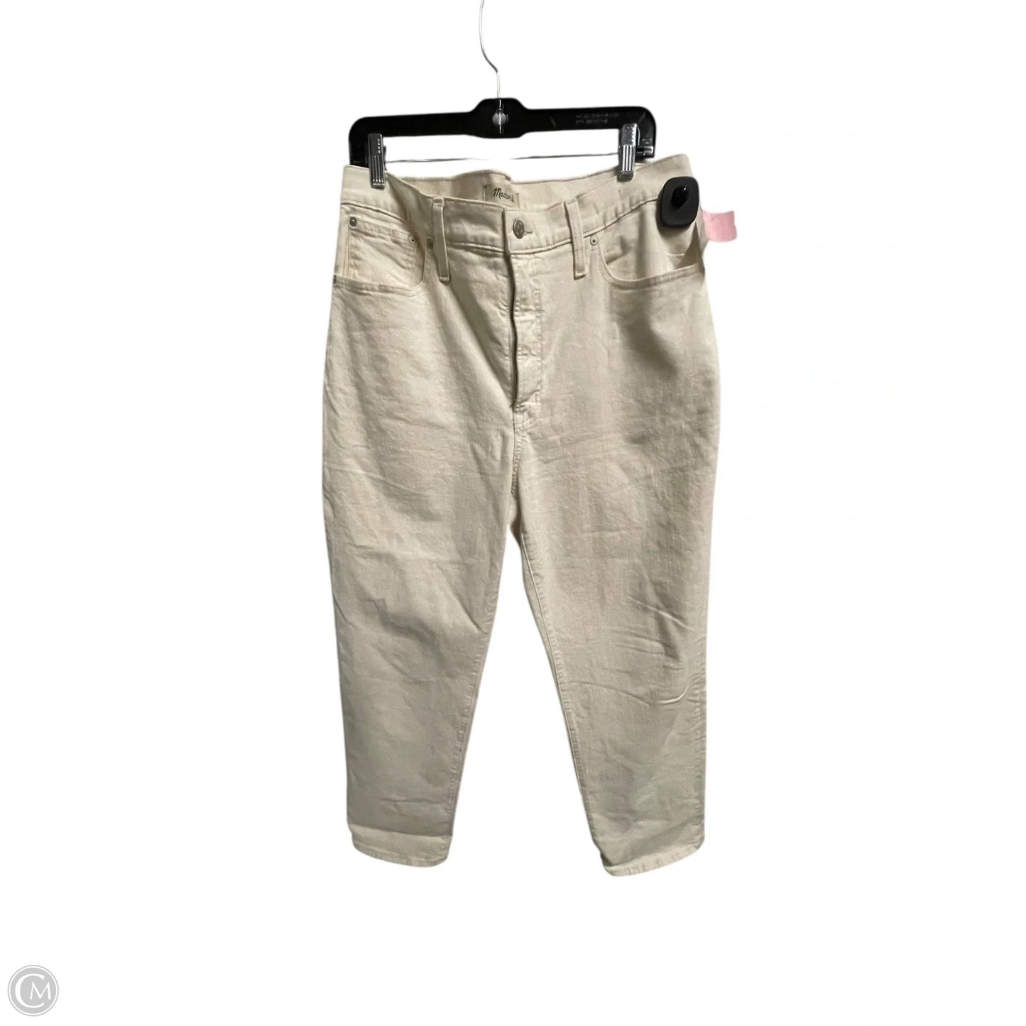 Jeans Straight By Madewell In White Denim, Size: 8