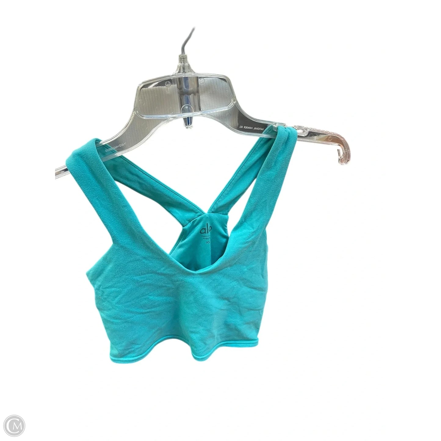 Athletic Bra By Alo In Blue, Size: Xs