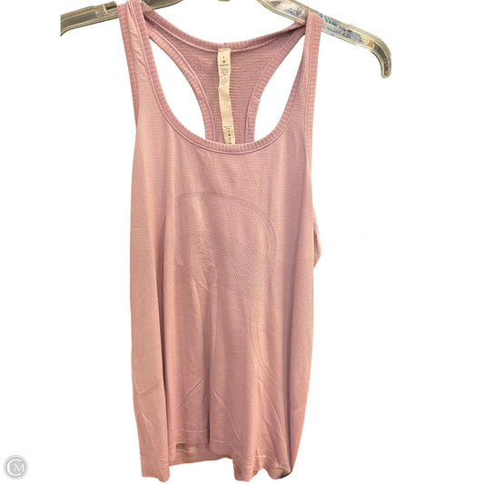 Athletic Tank Top By Lululemon In Purple, Size: 8