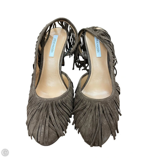 Shoes Heels Kitten By Steve Madden In Brown, Size: 8