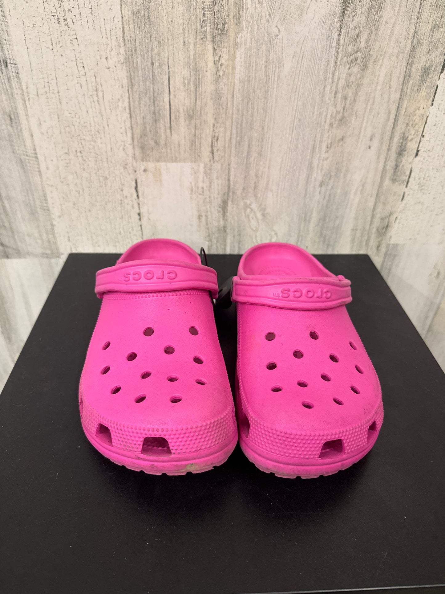 Pink Shoes Flats Crocs, Size 10