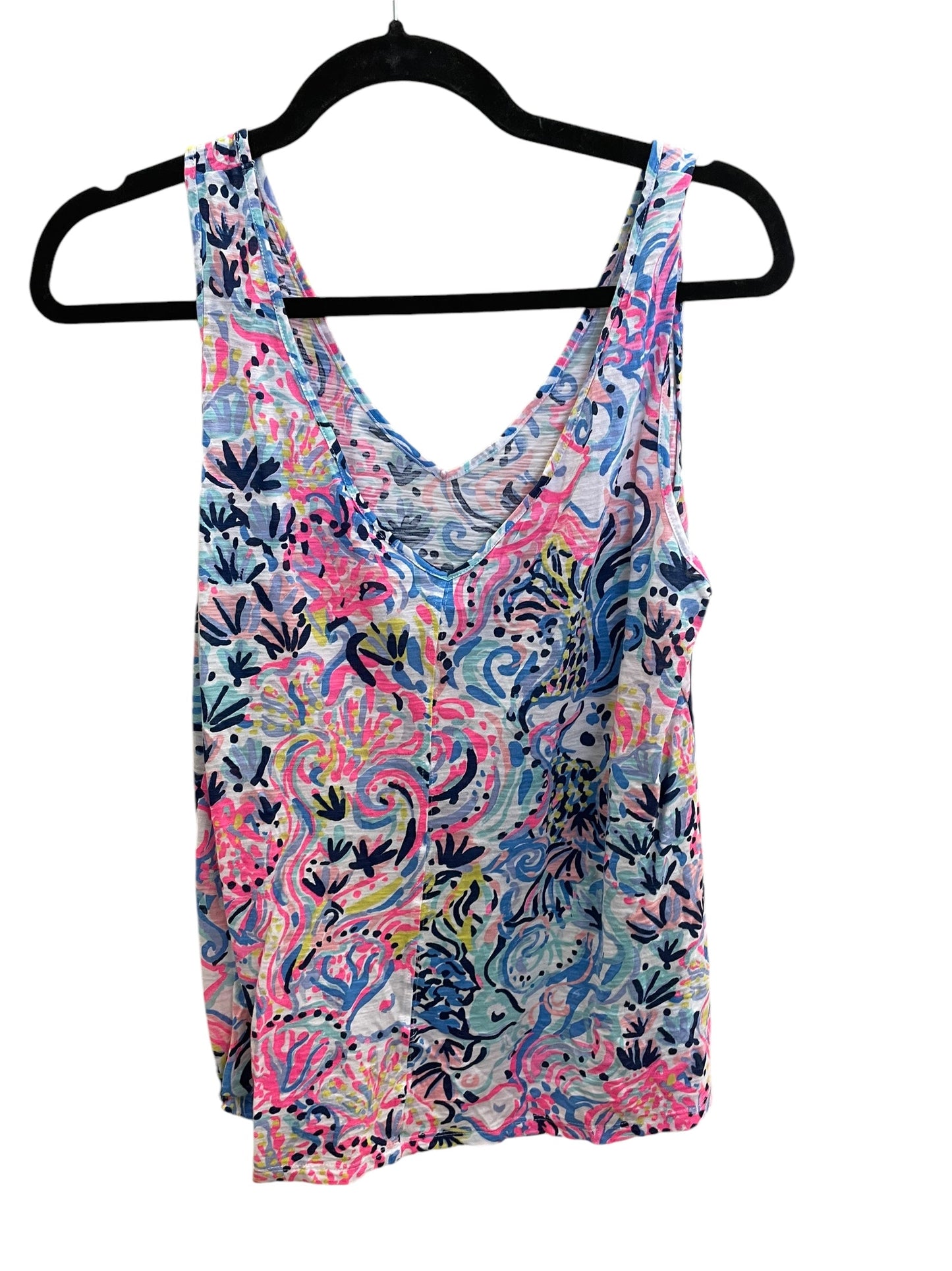 Top Sleeveless By Lilly Pulitzer In Pink, Size: L