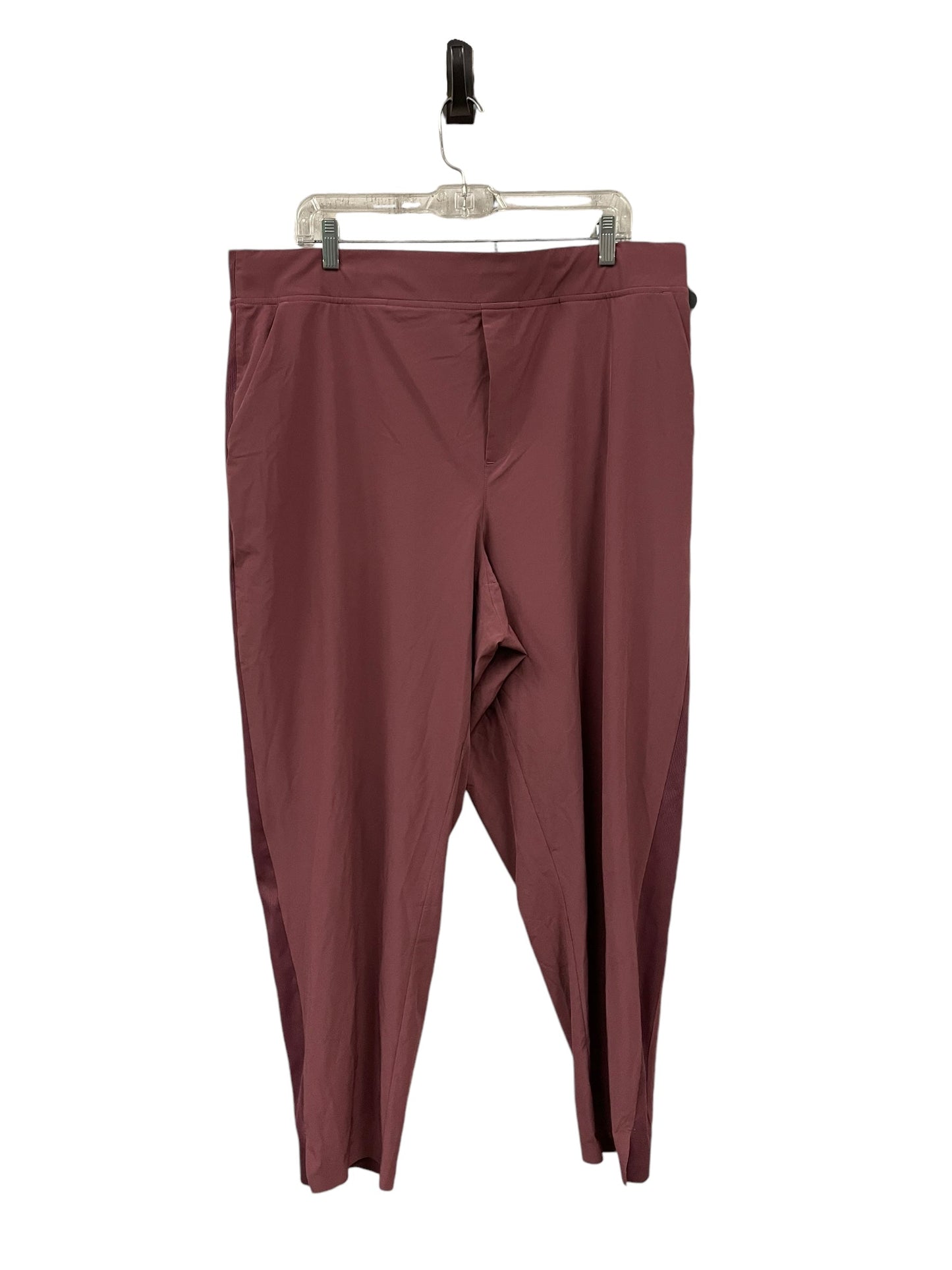 Athletic Pants By Athleta In Pink, Size: 2x