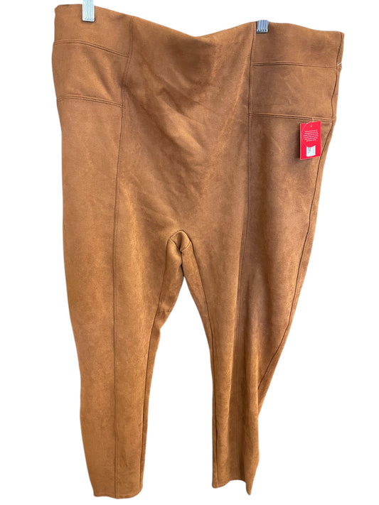 Pants Leggings By Spanx In Brown, Size: 3x