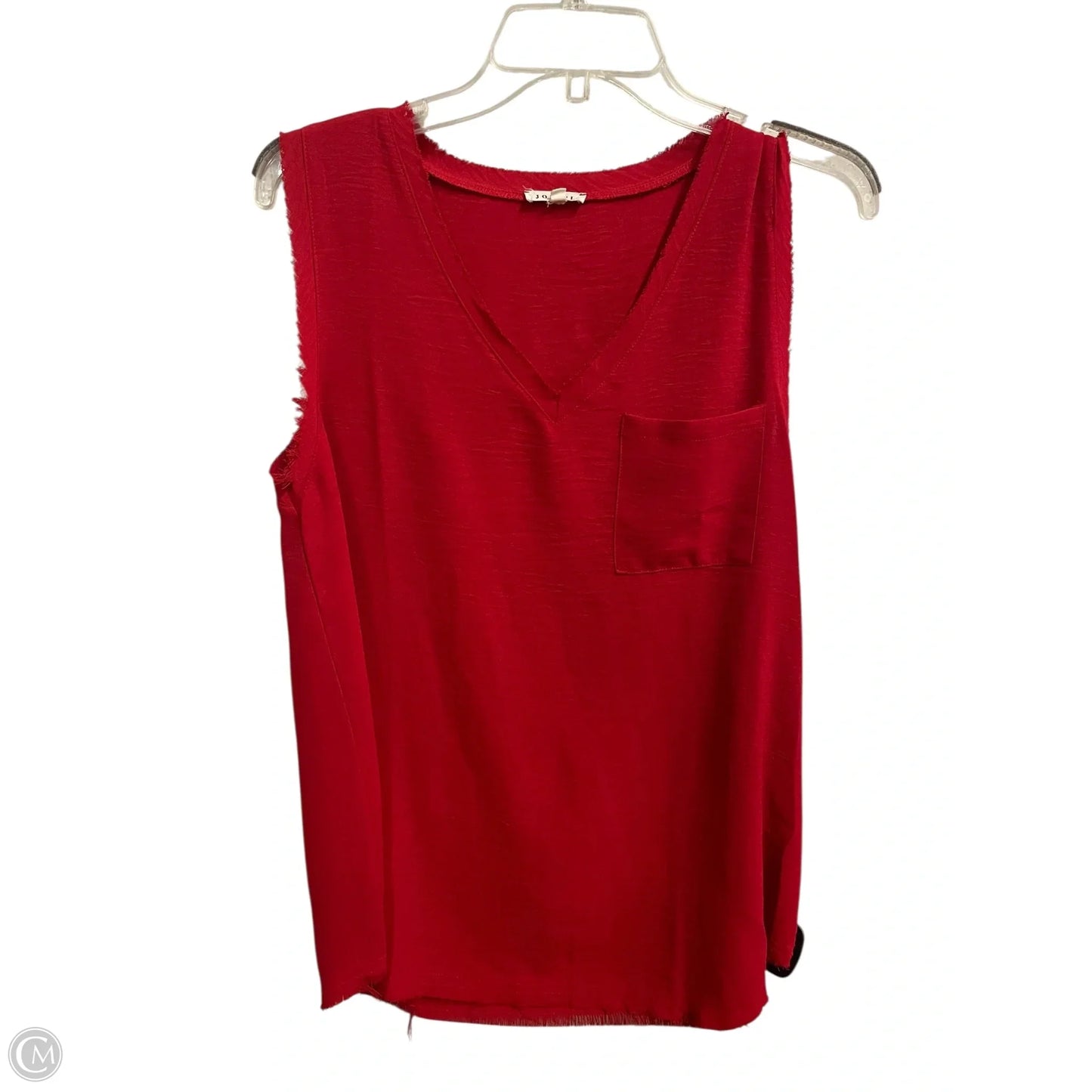 Top Sleeveless Basic By Jodifl In Red, Size: S