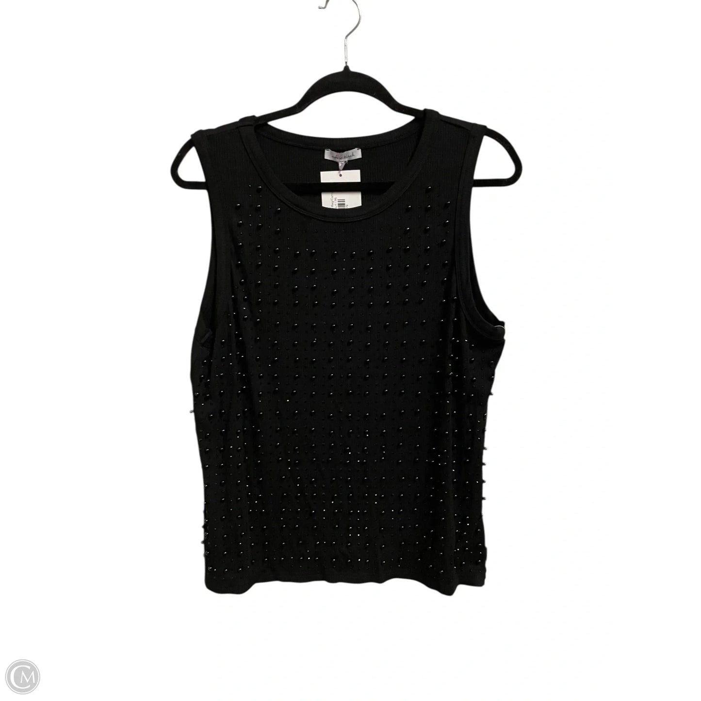 Top Sleeveless By White Birch In Black, Size: 3x