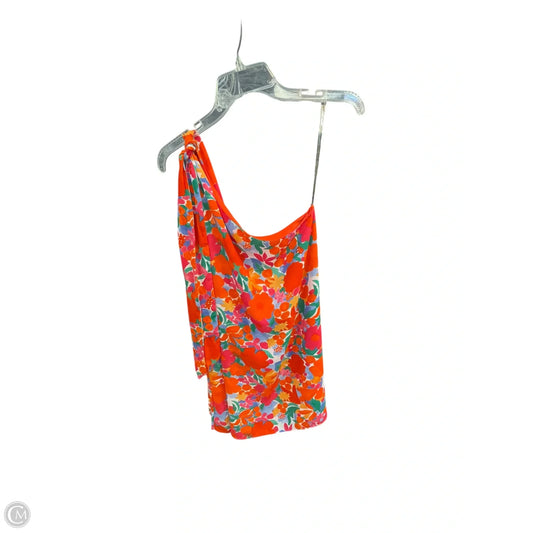 Dress Casual Short By Pink Lily In Floral Print, Size: Xl