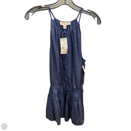 Top Sleeveless By Philosophy In Navy, Size: L
