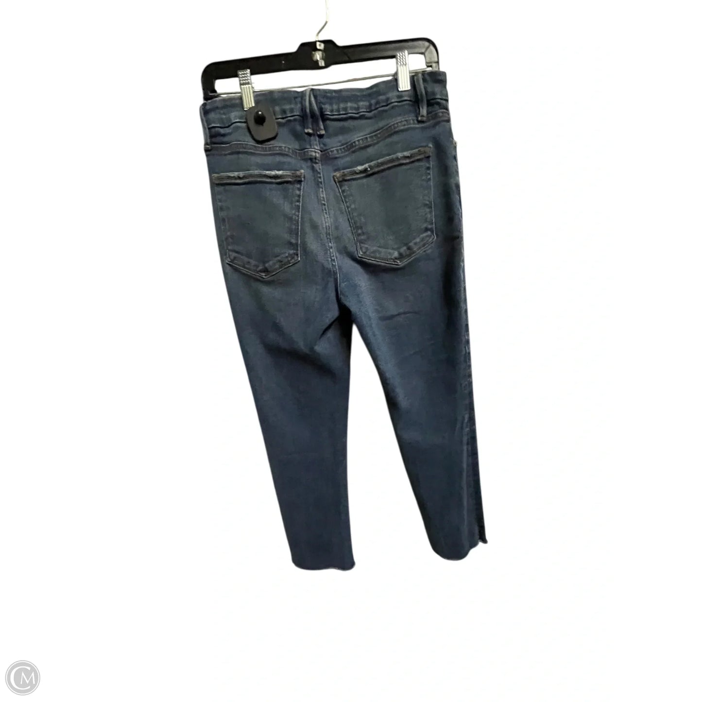 Jeans Straight By Good American In Blue Denim, Size: 8