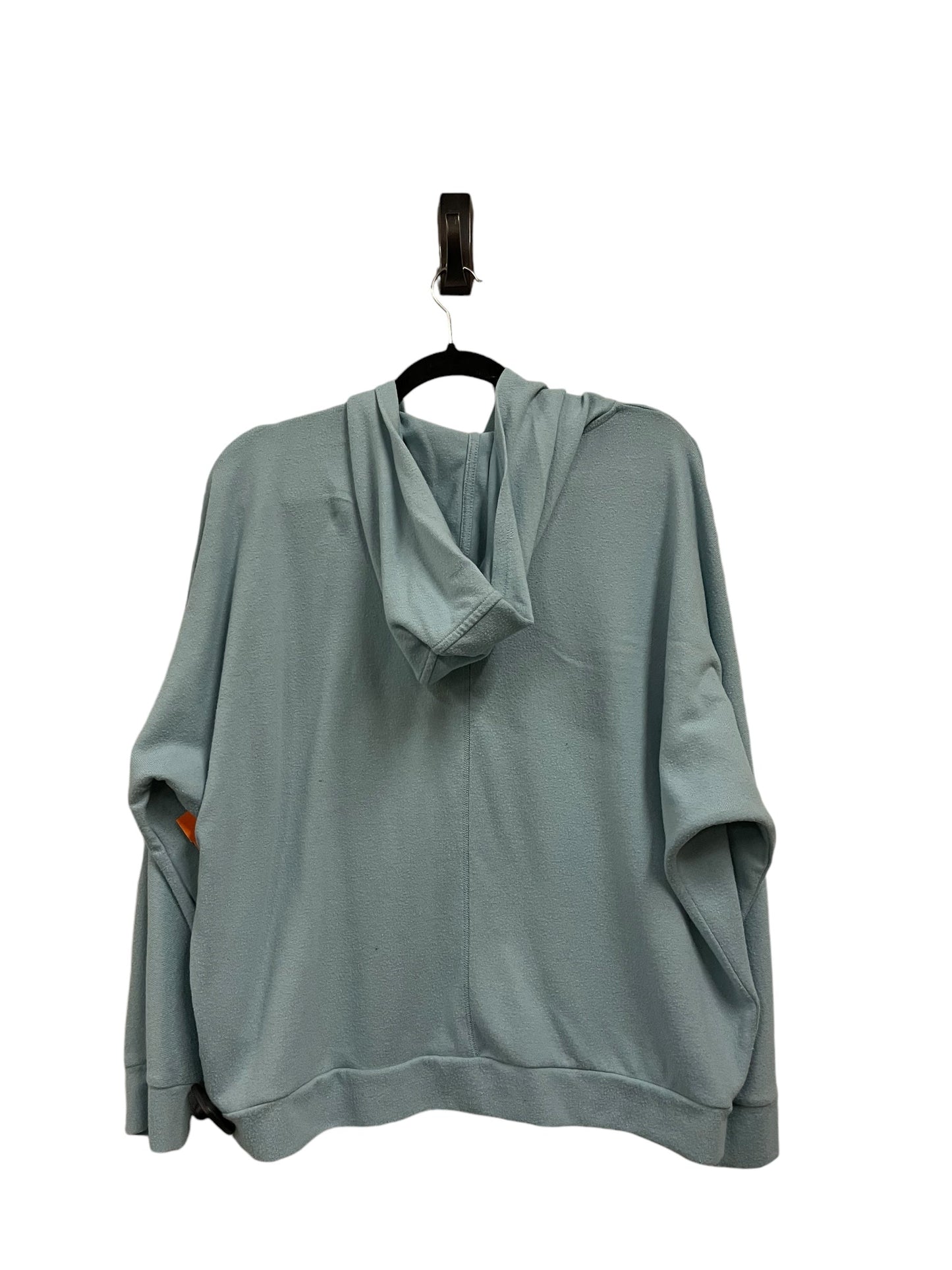 Sweatshirt Hoodie By Vince Camuto In Blue, Size: M