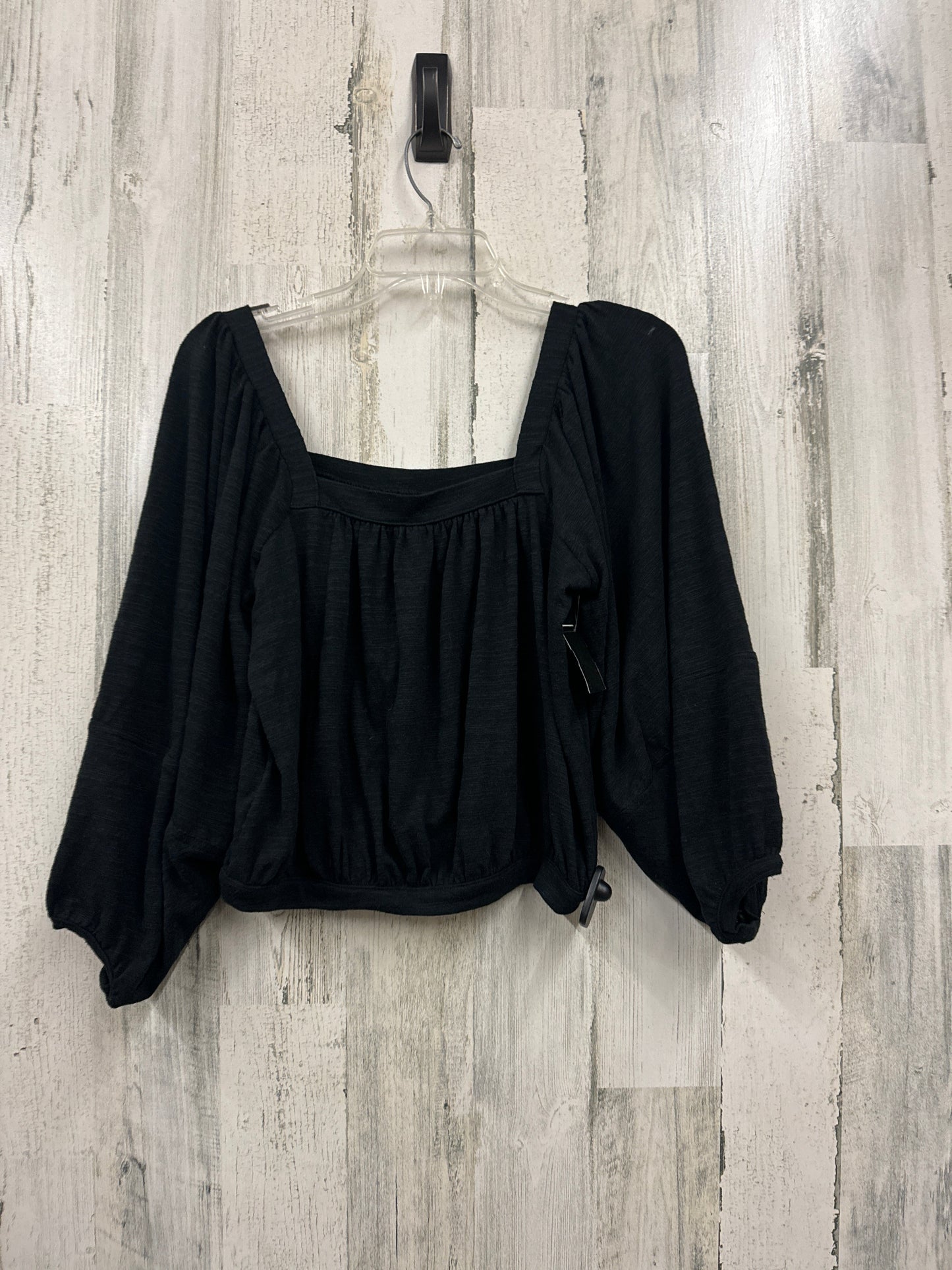 Black Top Long Sleeve Free People, Size Xs