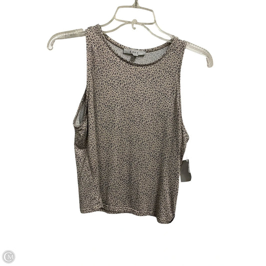 Top Sleeveless By Gaze In Animal Print, Size: M