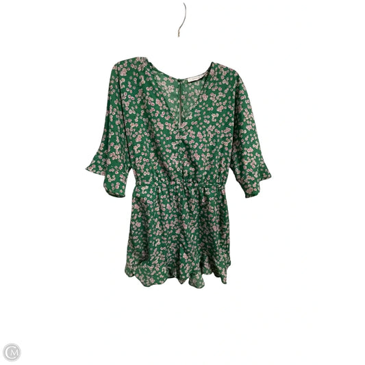 Romper By Lush In Green, Size: M