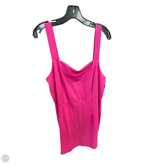 Dress Casual Midi By Clothes Mentor In Pink, Size: 18