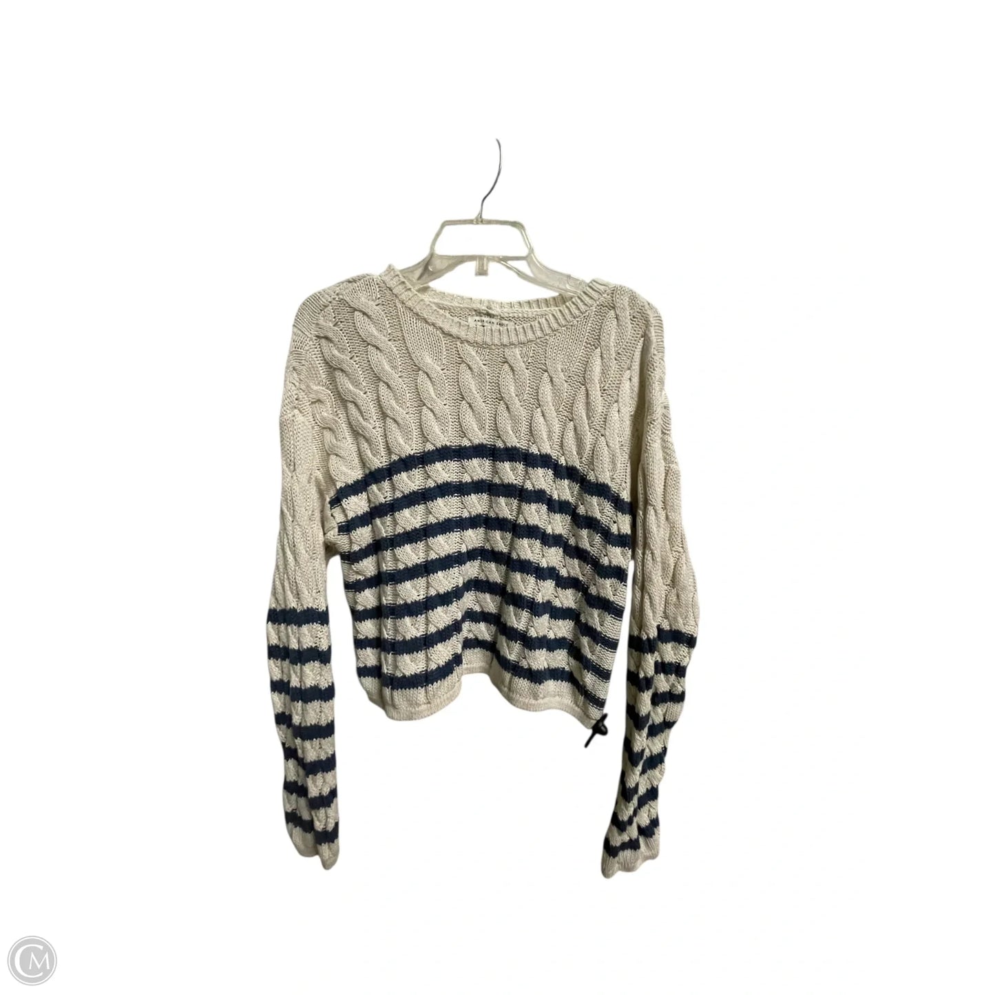 Sweater By American Eagle In Striped Pattern, Size: M