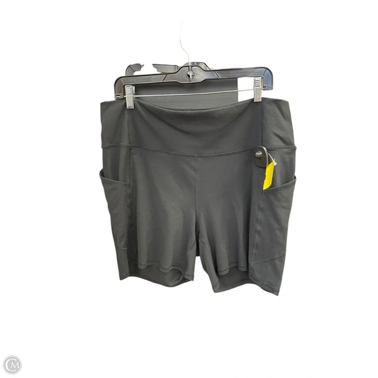 Athletic Shorts By Fabletics In Black, Size: 2x