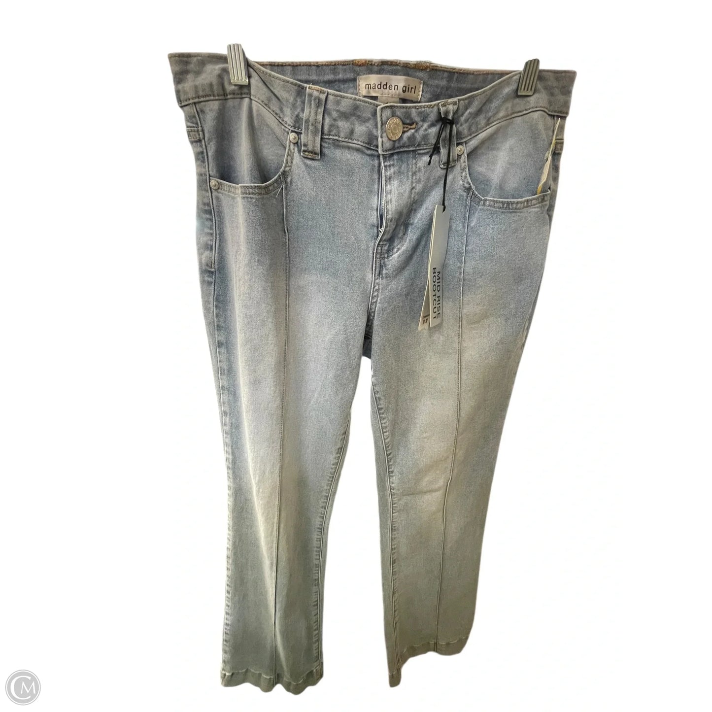 Jeans Wide Leg By Madden Girl In Blue, Size: 10