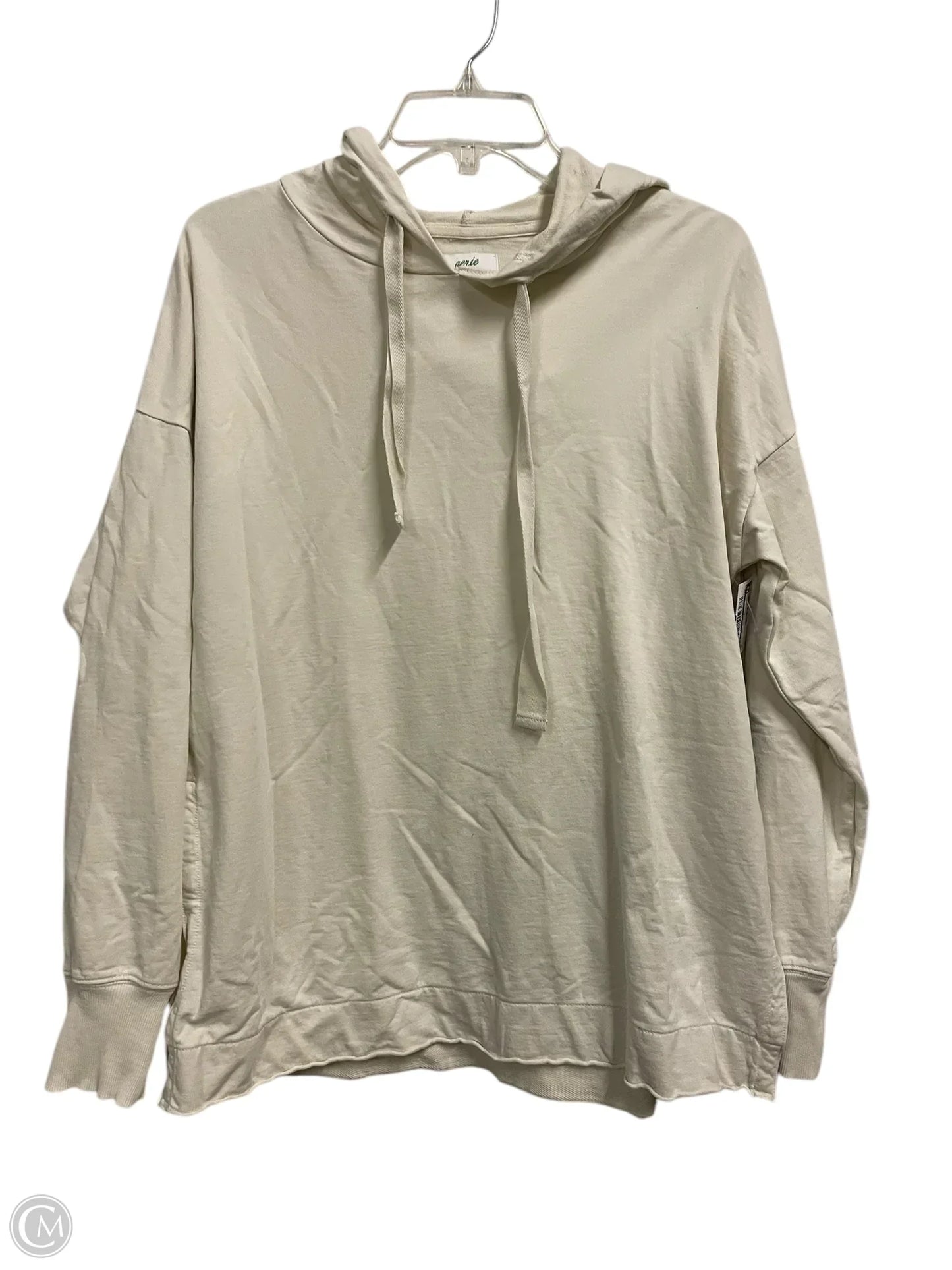 Sweatshirt Hoodie By Aerie In Cream, Size: S