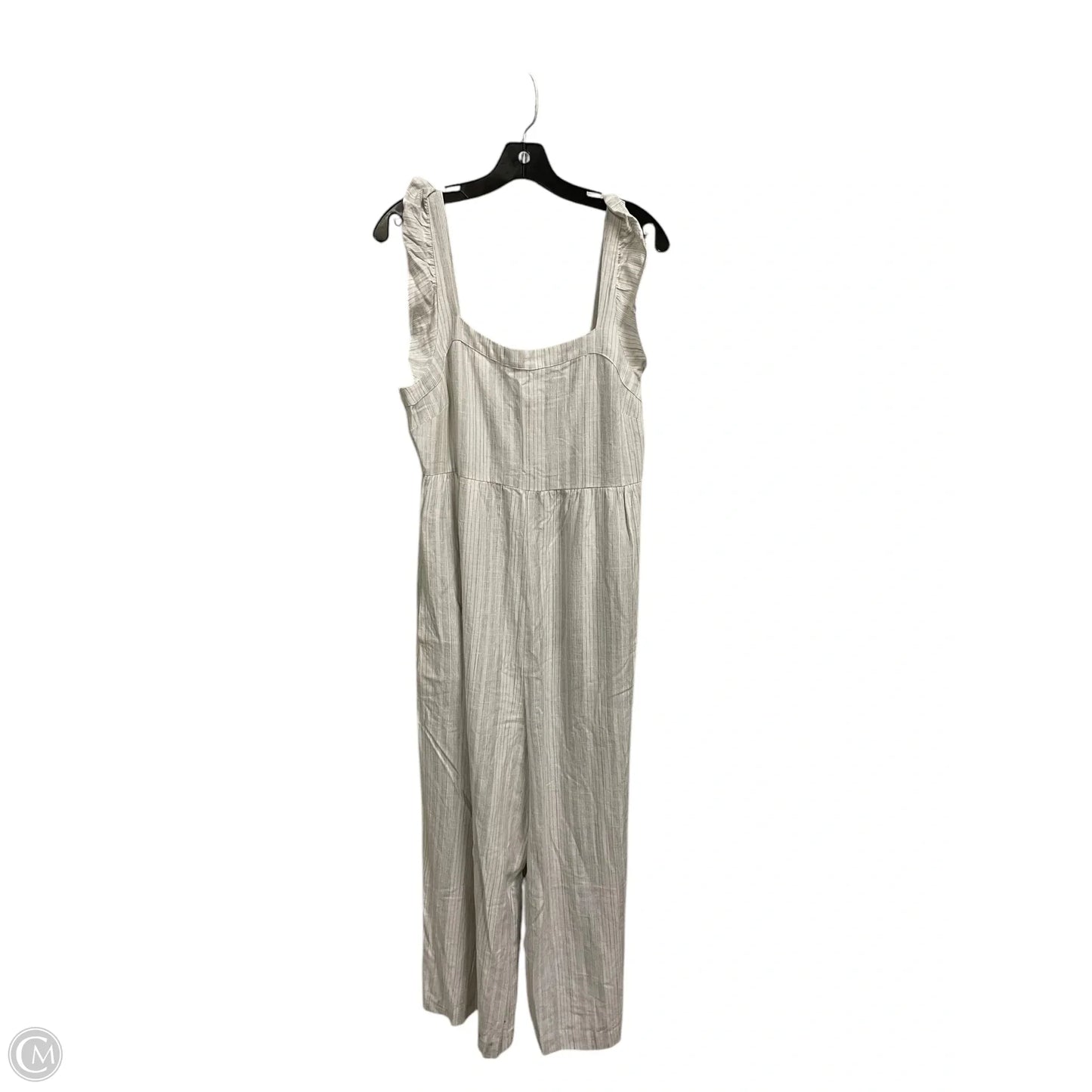Jumpsuit By Clothes Mentor In Striped Pattern, Size: Xl